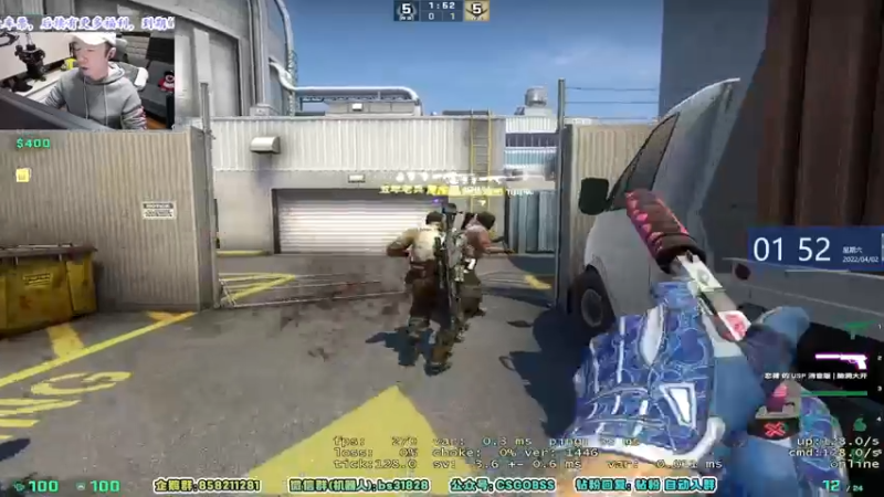 【2022-04-02 01点场】CSGO百岁三：【百岁三】平均每局血压180～