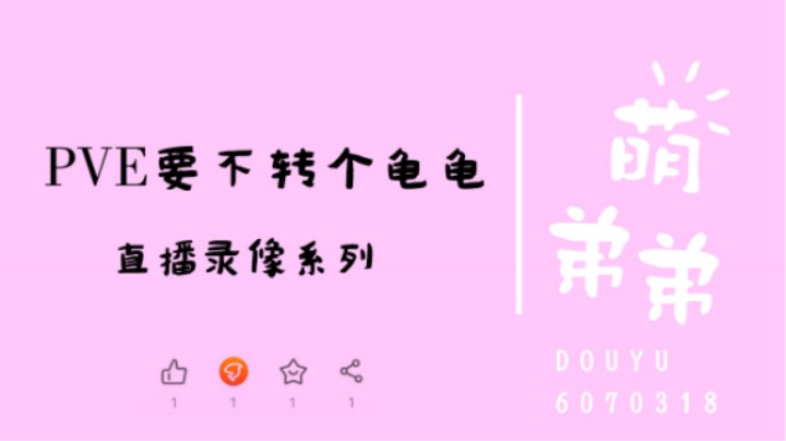 PVE要不转个龟龟