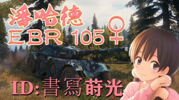 【坦克世界】满血无伤P65怂的彻底 文武EBR巾帼不让须眉