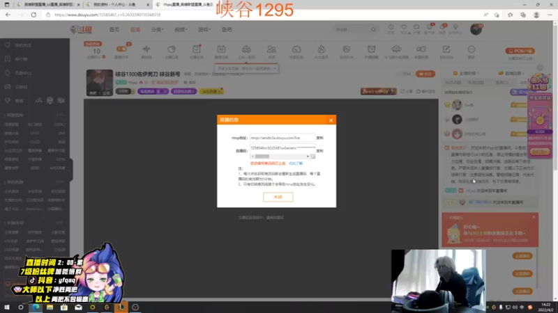 【2022-04-02 14点场】Yfqaq：峡谷1300佐伊男刀  各大区王者局