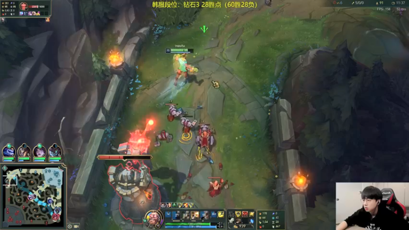 【2022-04-04 13点场】普朗东丷：韩服从零冲王者！