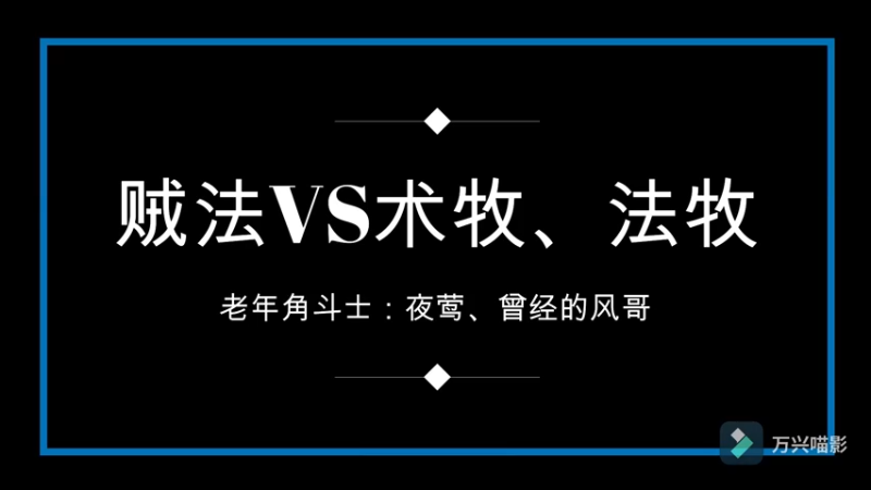 贼法VS天敌组合术牧、法牧~