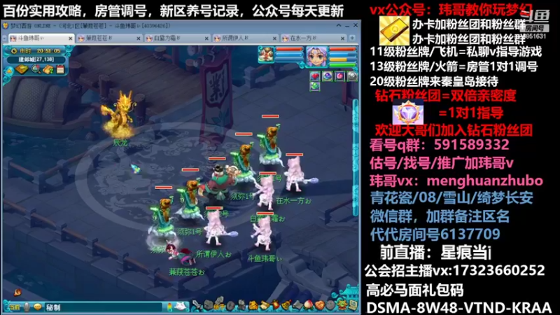 【2022-04-05 20点场】玮哥爱梦幻：新区蒹葭苍苍-送攻略