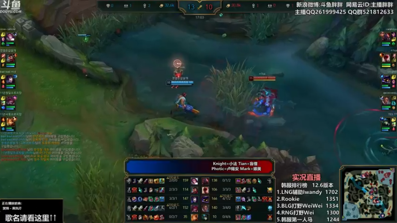 【2022-04-06 00点场】胖胖灬：胖胖OB：V5\TES\RNG\JD备战