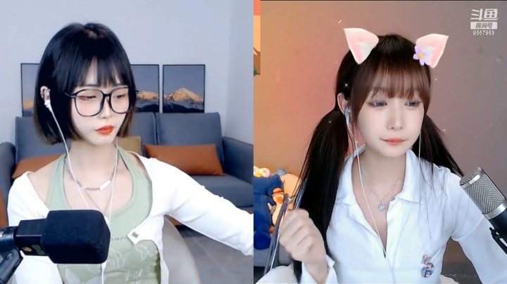 困困萤表演招财猫真可爱