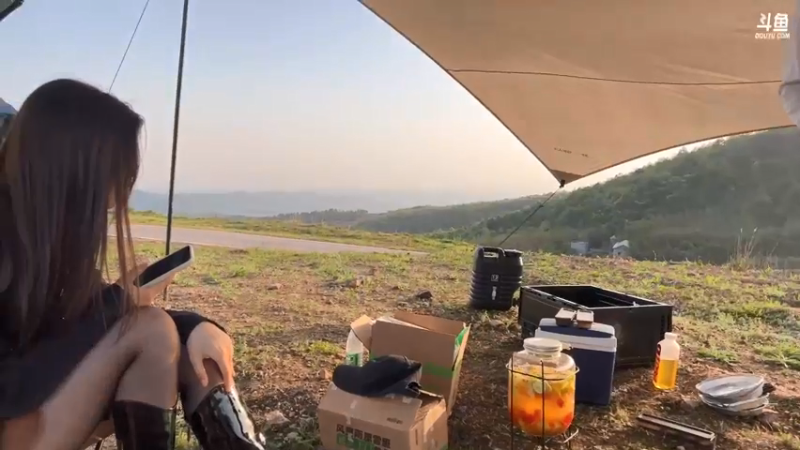 【2022-04-07 17点场】蓝战非OvO：户外美食第二期神仙岭