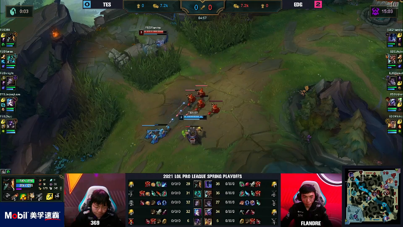 【英雄联盟】英雄联盟赛事的精彩时刻 20220407 08点场