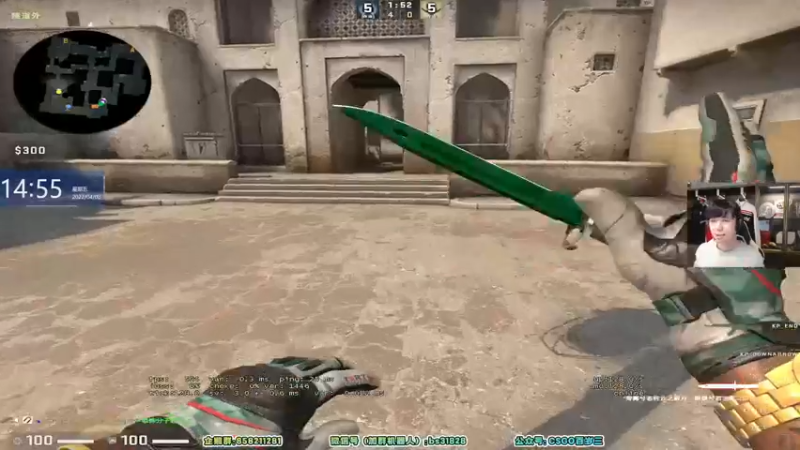 【2022-04-08 14点场】CSGO百岁三：【百岁三】天才自信中年！