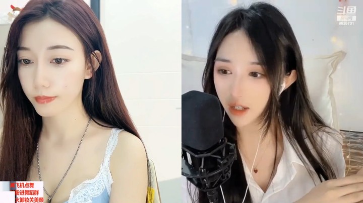 小米娅美女小姐姐直播连麦，真好看啊