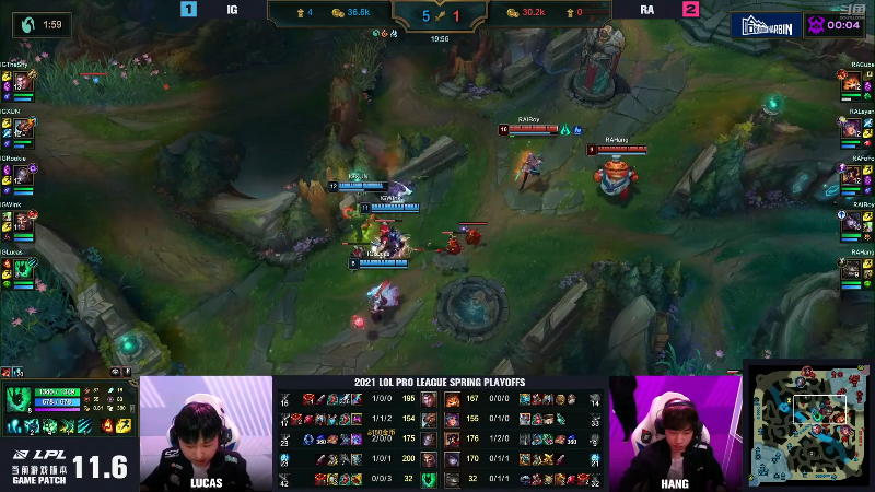 【英雄联盟】英雄联盟赛事的精彩时刻 20220409 01点场
