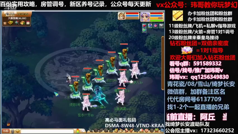 【2022-04-09 10点场】玮哥爱梦幻：新区蒹葭苍苍-送攻略