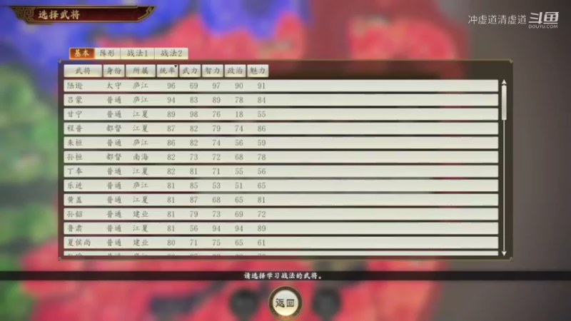 孙权，管理细化，把所有武将的能力发挥到极致