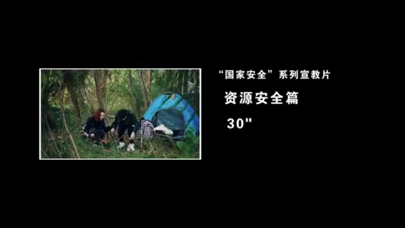 【国家安全重点领域宣传短片】资源安全