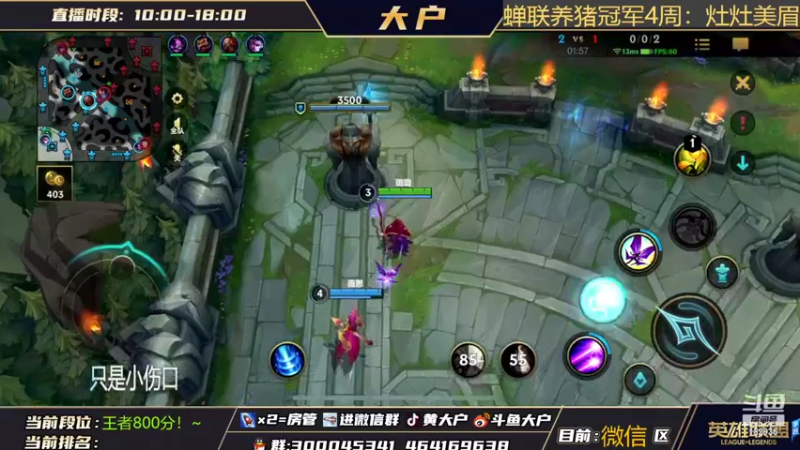 【2022-04-08 10点场】大户呀：如今最强辅助 TO猫咪！王者局