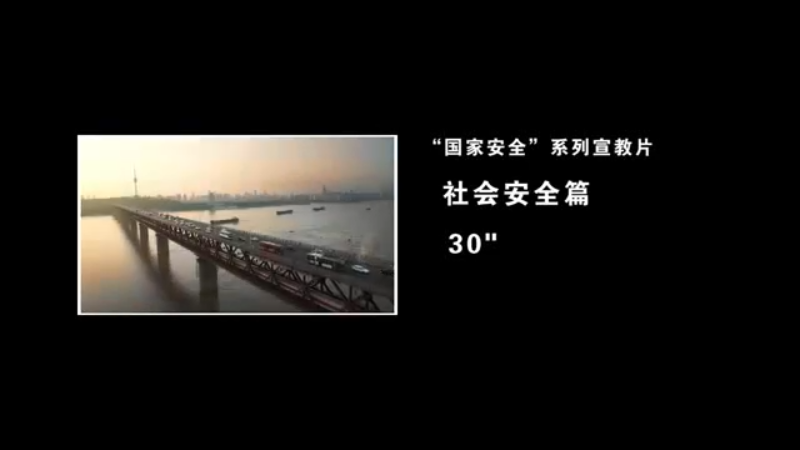【国家安全重点领域宣传短片】社会安全