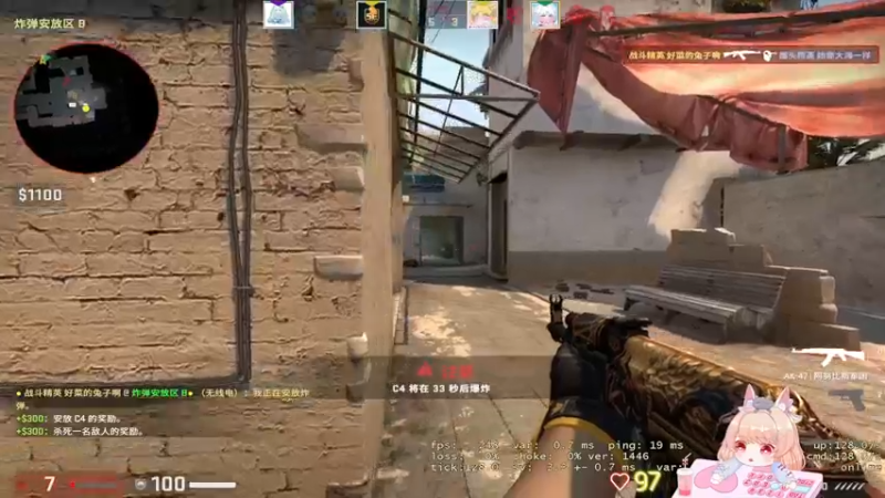 【2022-04-11 22点场】很菜的月野兔兔兔：鼻炎患者晕头转向的一天