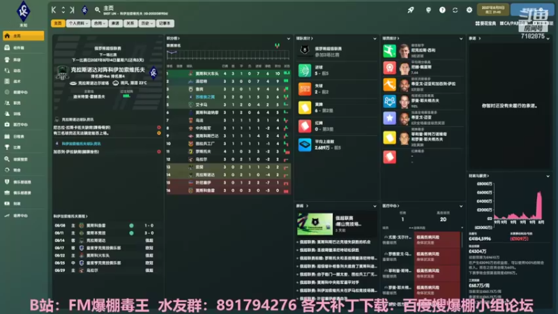 【2022-04-13 20点场】FM爆棚毒王：欧冠梦（俄超第7年）32