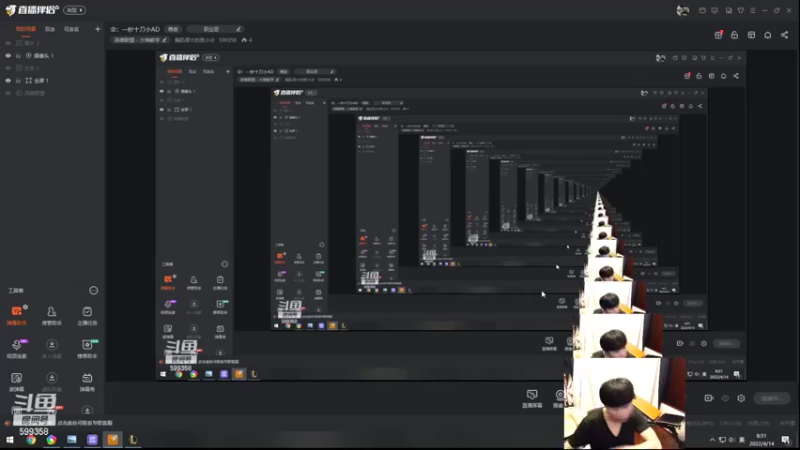 【2022-04-14 07点场】胸肌很大的良小伞：伞：一秒十刀小AD