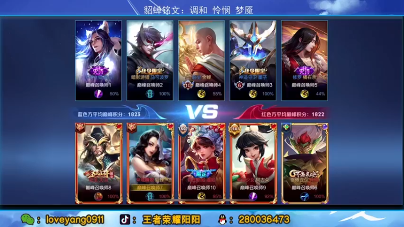 【2022-04-12 20点场】阳阳Yc：绝活貂蝉 巅峰赛日常