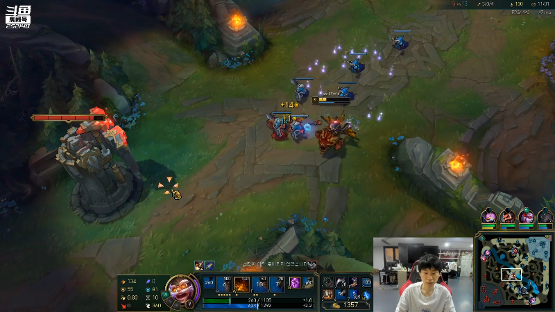 【英雄联盟】金咕咕金咕咕doinb的精彩时刻 20220414 20点场