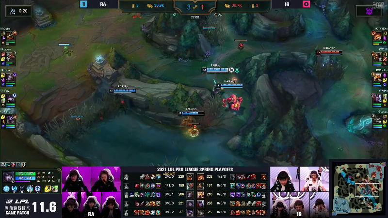 【英雄联盟】英雄联盟赛事的精彩时刻 20220414 00点场