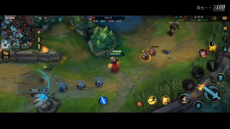 【LOLm】德莱厄斯对线盖伦五杀对局讲解（1）