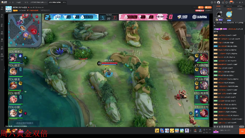 我在斗鱼看DL丶拖米直播王者荣耀