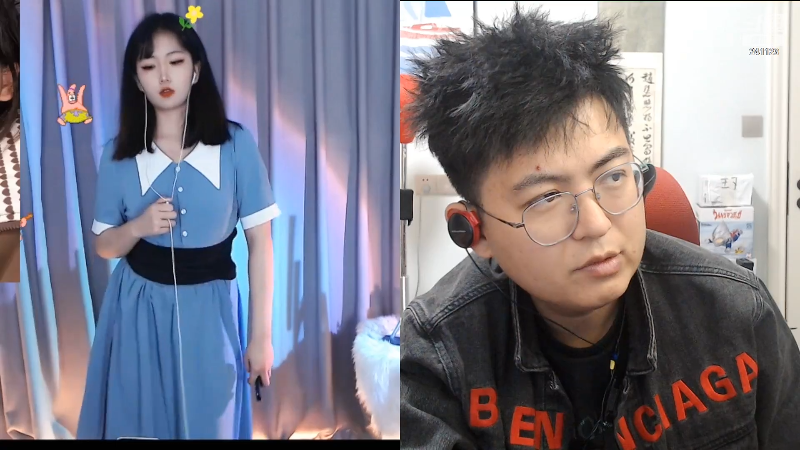 我在斗鱼看火力堂主直播户外