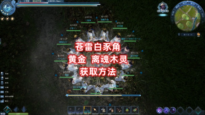 【太荒初境】苍雷白豕角/黄金/离魂木灵 获取方法