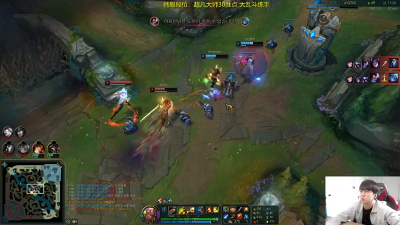 【2022-04-16 11点场】普朗东丷：韩服从零冲王者！