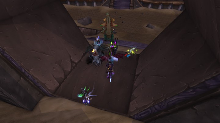 魔兽世界趣味活动之DH爬山大赛！