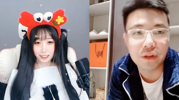 大司马金龙和美女直播连麦好搞笑，美女唱歌真搞笑