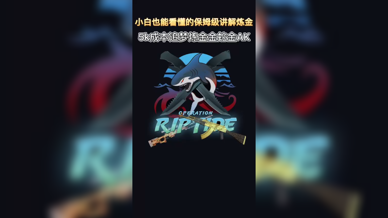 【csgo炼金】5k一炉炼金金蛇金ak皮肤