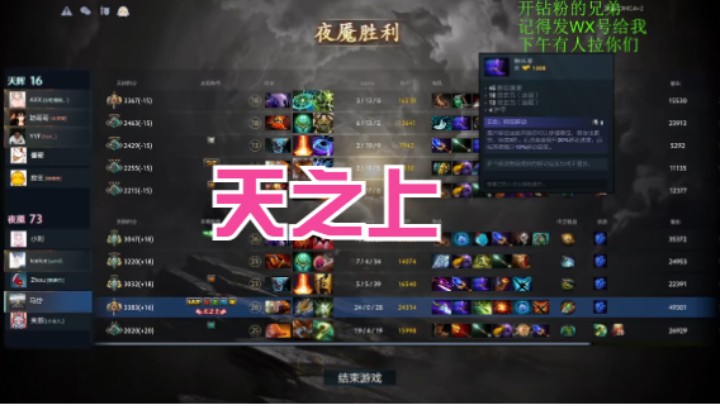 天之上