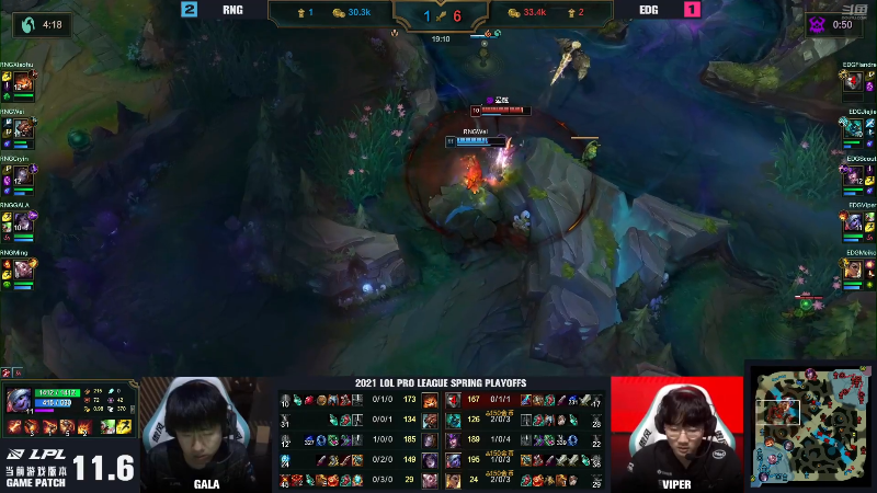 【英雄联盟】英雄联盟赛事的精彩时刻 20220418 01点场