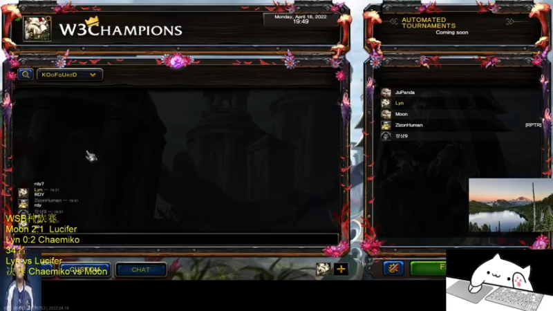 【2022-04-18 19点场】iameer0：【直播】6点韩国四人赛！