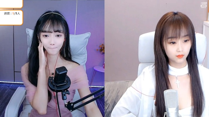 依柠美女小姐姐直播连麦真不错