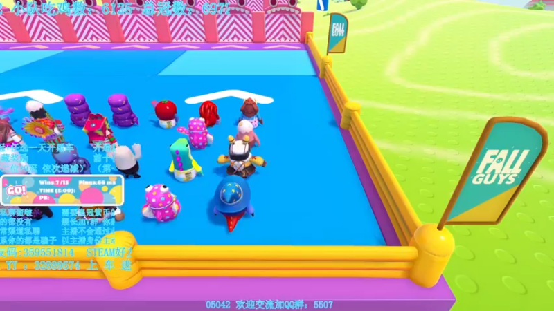 【2022-04-15 22点场】我最强阿啊啊：【光头强丨糖豆人】他日若随凌云志