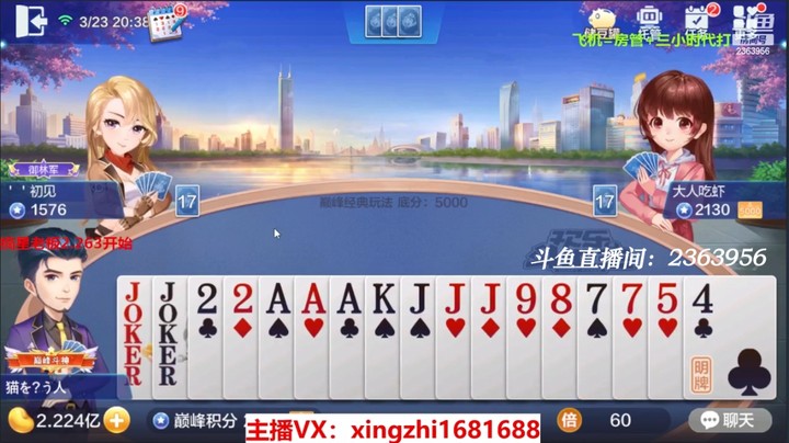 4192巅峰赛：精彩二连击，王炸来了就有满倍的希望，两把960了解一下！
