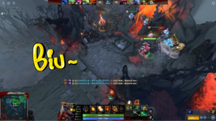 美滋滋dota2牛健子983的四号位发条技师艰辛的翻盘胜利，最后对拆老家了都快哈哈哈，1虚空假面可以2影魔前期被兽压的很惨后面也还行3军团指挥官有点迷5电炎绝手