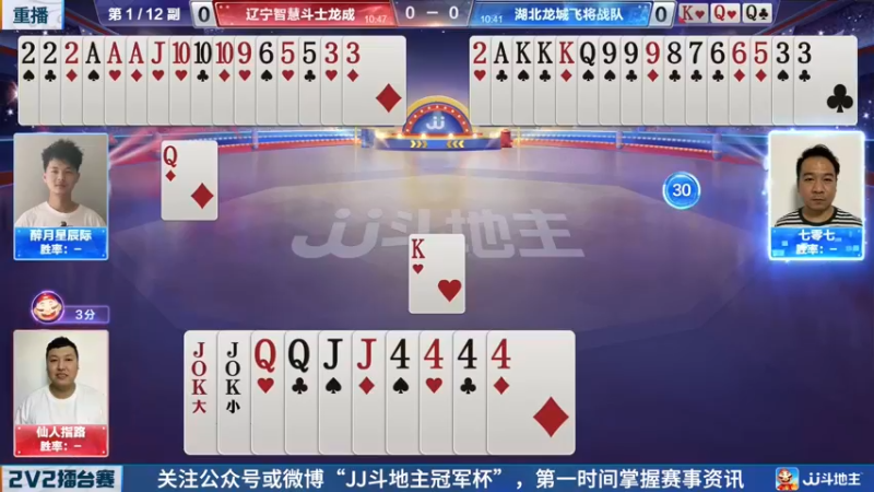 【2022-04-23 03点场】JJ斗地主官方：JJ斗地主2V2擂台赛