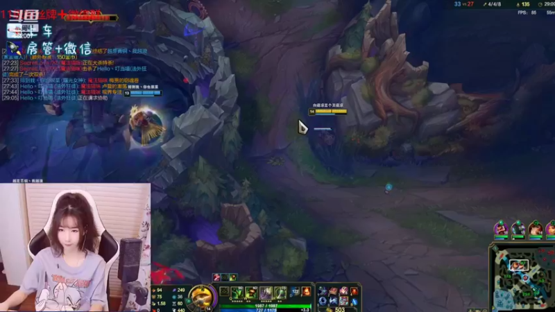 【2022-04-23 22点场】白菇凉：白菇凉:艾欧尼亚有车位