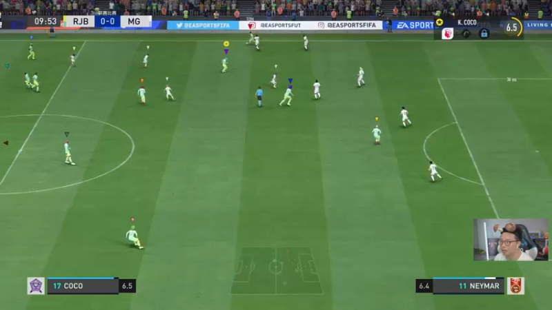 【2022-04-24 22点场】COCO花式FIFA：6点半破产阵周赛收尾之后小人新阵型冲D5