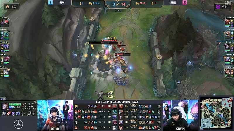 【英雄联盟】英雄联盟赛事的精彩时刻 20220425 08点场