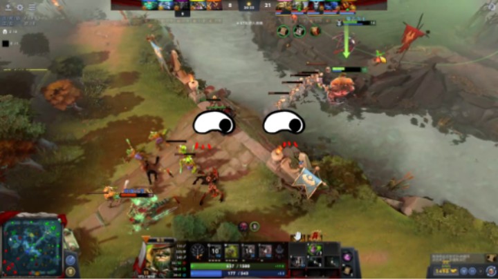 美滋滋五号位屠夫dota2躺赢了，1小小tiny山岭2qop痛苦女王3夜魔4火猫5我哈哈哈