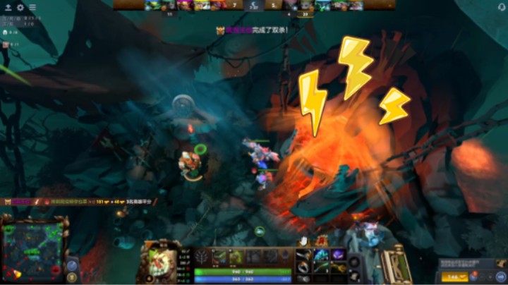 惨兮兮dota2五号位不稳定屠夫惨败时刻，1火枪狙击手2黑鸟3白牛裂魂人4小仙女