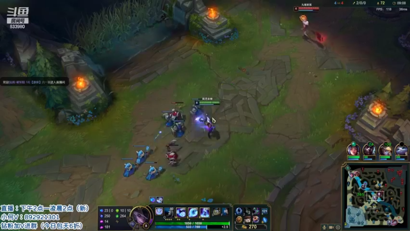 【2022-04-25 21点场】狗康Bfate丶：第一皎月！一砍5坦克流教学！