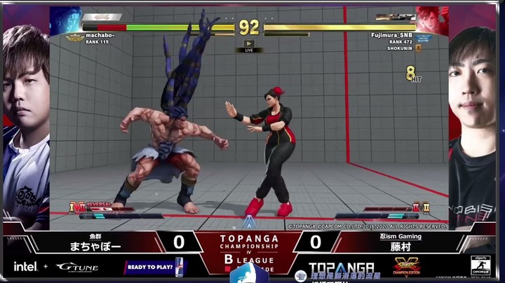 街霸5：最强野人王对战顶尖春丽藤村，破防最好的手段就是连续投