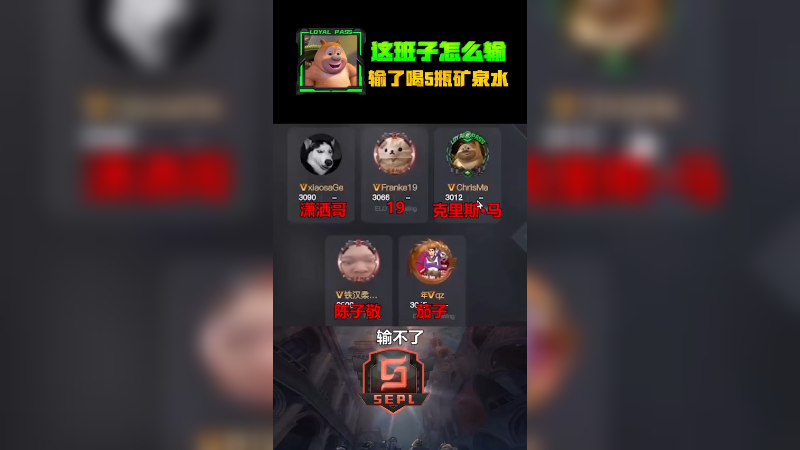 这阵容真输不了！陈子敬演我