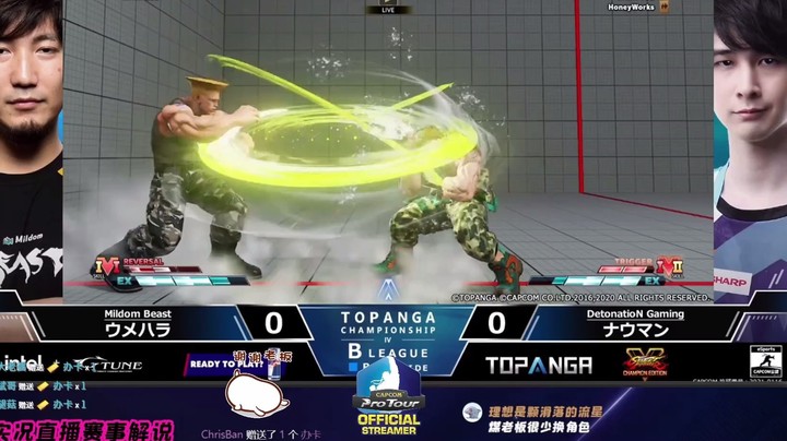 街霸5：樱皇也加入了卢克大军对战梅原大吾，对战细节超级精彩